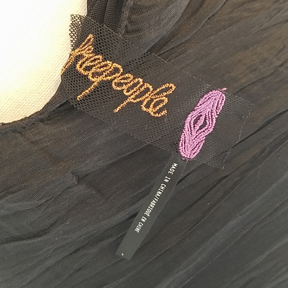 Free People Sexy Lace Plunge Crossback Dress 4 - Picture 4 of 5